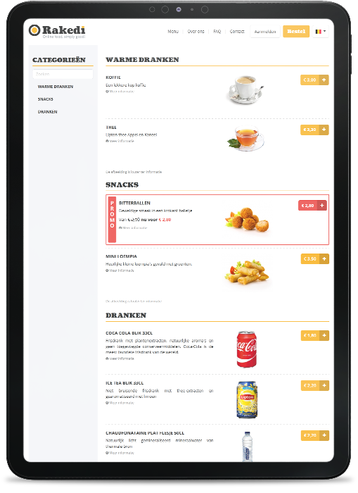 Online E-vent Catering iPad Online E-vent Catering iPad