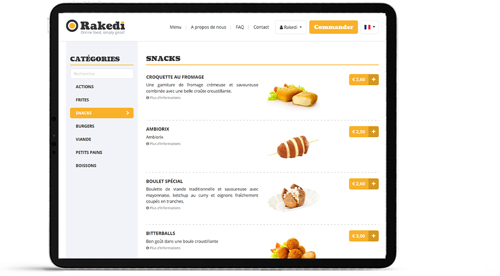 Commander en ligne Commander en ligne