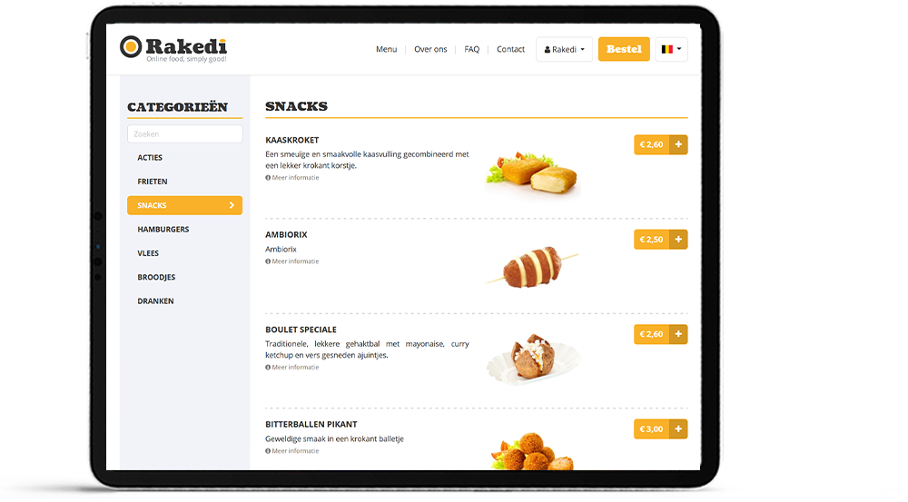 Online bestellen Online bestellen
